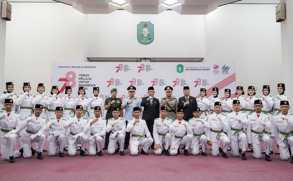Paskibraka Kalbar Tahun 2023 Resmi Dikukuhkan
