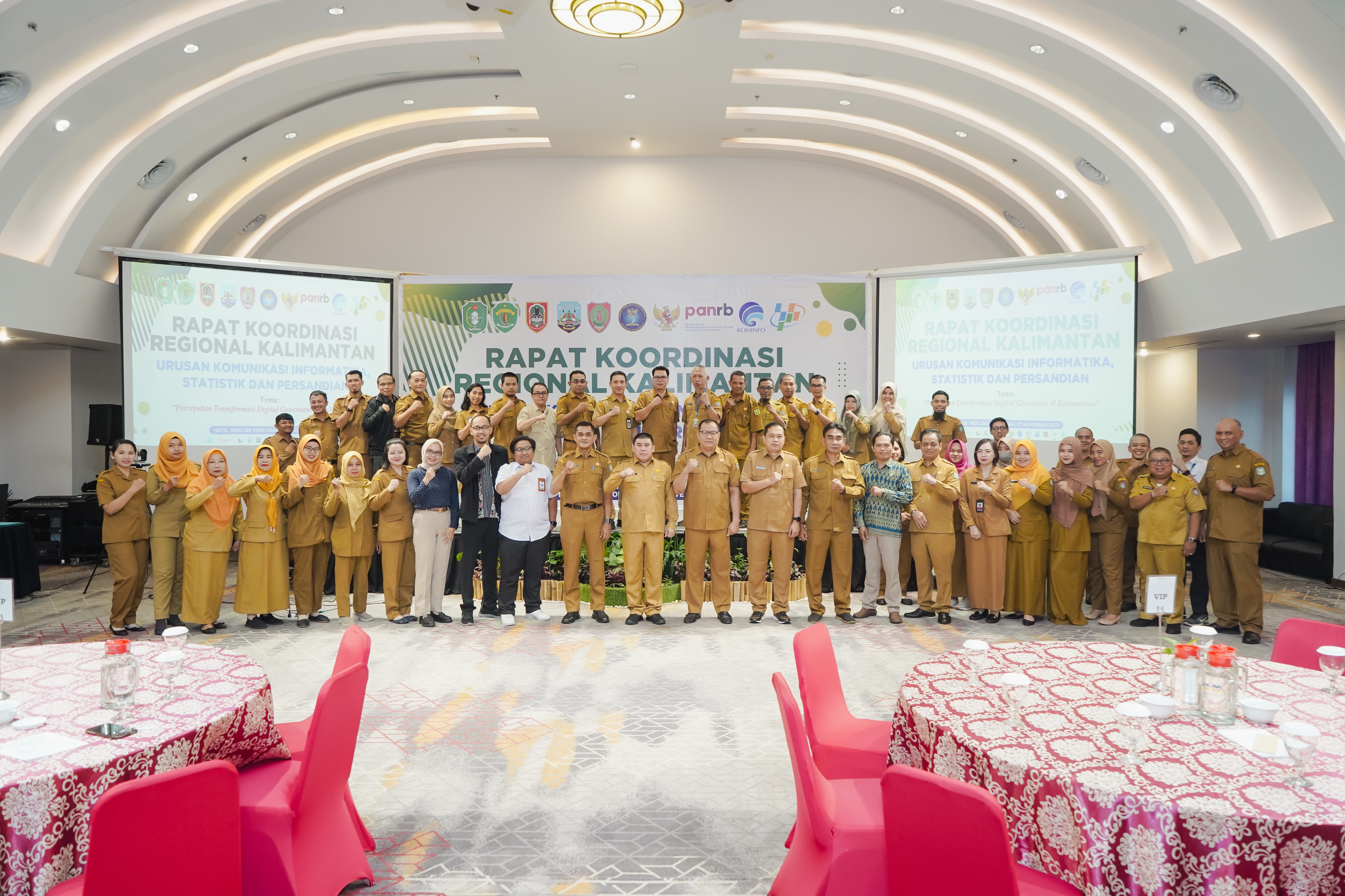 Rapat Koordinasi Regional Kalimantan: Diskominfo Kalbar Dorong Transformasi Digital