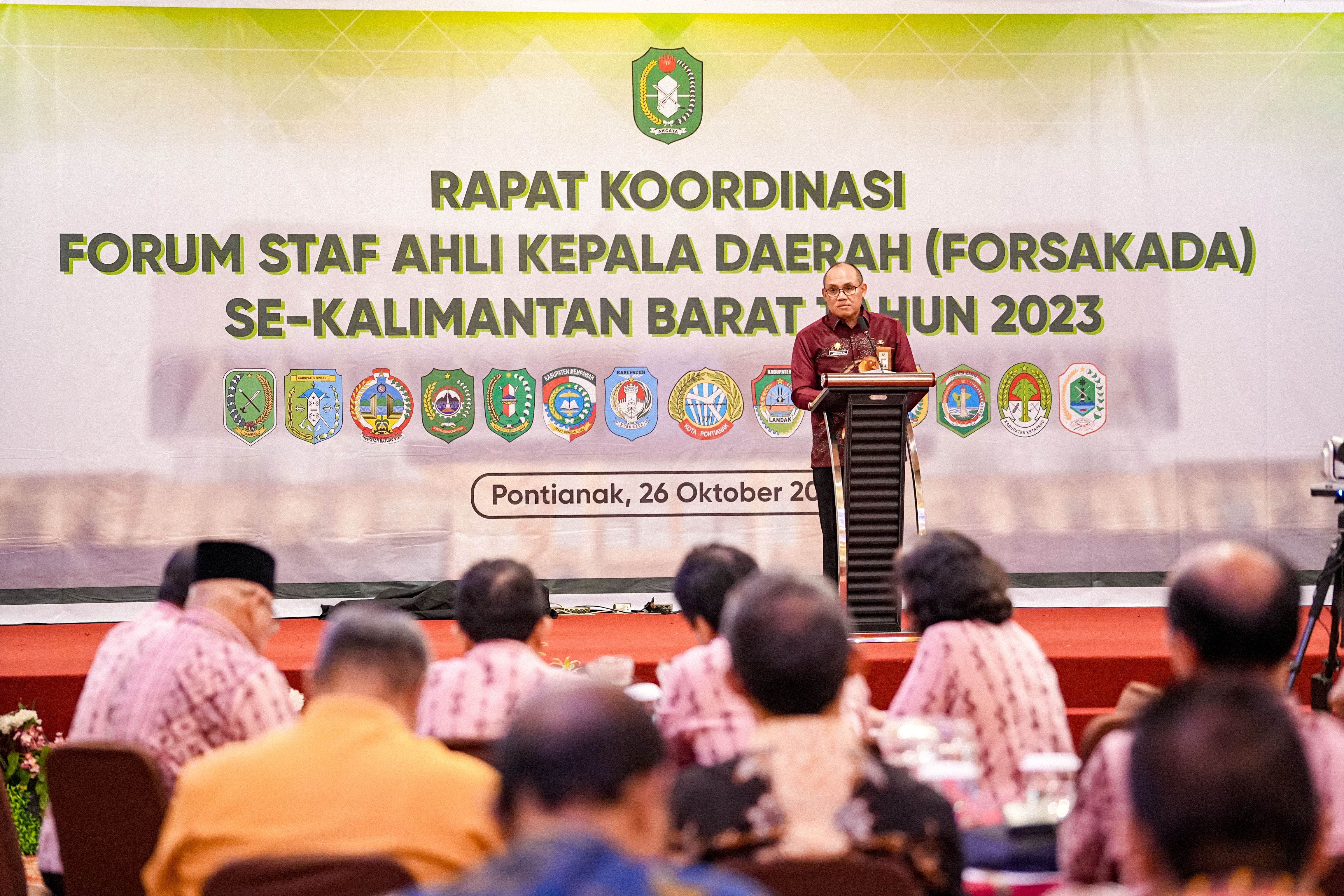 Rakor Staf Ahli Kepala Daerah : Meningkatkan Sinergi Pemerintahan dan Penanganan Stunting di Kalbar
